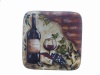 Certified International Wine Cellar Square Platter, 14-1/2-Inch