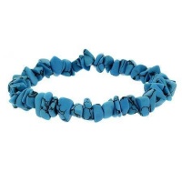Stretch Turquoise Stone Chip Bracelet Stretch Turquoise Stone Chip Bracelet