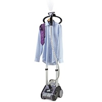 The suitcase-inspired tilt and roll features enables easy transport. Foot operated pedals for power and cord retraction are convenient and comfortable. Variable steam controls let you control the amount of steam needed to project. The suitcase-inspired tilt and roll features enables easy transport. Foot operated pedals for power and cord retraction are convenient and comfortable. Variable steam controls let you control the amount of steam needed to project.