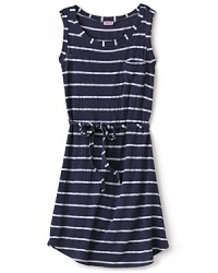 Stripes and perfected proportions, from the banded scoop neckline to the round hem, deliver a summer style she'll enjoy all season. Stripes and perfected proportions, from the banded scoop neckline to the round hem, deliver a summer style she'll enjoy all season.