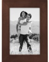 Malden Linear Wood 4-by-6-Inch Picture Frame, Walnut