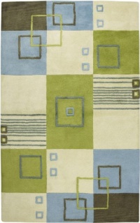 Rizzy Home FN1281 Fusion 8-Feet by 8-Feet Round Area Rug, Light Green Rizzy Home FN1281 Fusion 8-Feet by 8-Feet Round Area Rug, Light Green