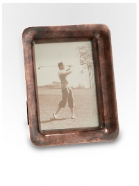 A must-have addition to your collection is handcrafted in antiqued copper plating, lending a timeworn touch to a cherished photo. Antique copper platingImportedDIMENSION INFORMATION4 X 6 (5 X 7 overall)5 X 7 (7 X 9 overall) A must-have addition to your collection is handcrafted in antiqued copper plating, lending a timeworn touch to a cherished photo. Antique copper platingImportedDIMENSION INFORMATION4 X 6 (5 X 7 overall)5 X 7 (7 X 9 overall)
