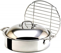 All Clad Stainless-Steel 6-Quart French Braiser with Rack All Clad Stainless-Steel 6-Quart French Braiser with Rack