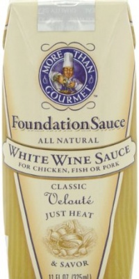 More Than Gourmet White Wine Foundation Sauce, Classic Veloute, 11-Ounce Packages (Pack of 6) More Than Gourmet White Wine Foundation Sauce, Classic Veloute, 11-Ounce Packages (Pack of 6)