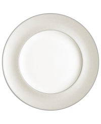 Fresh yet formal, any main course looks fabulous on the fine china Etoile Platinum dinner plate. From innovative designer Monique Lhullier, it features a pearlescent border with glossy raised dots and a fine stitch-like pattern. Fresh yet formal, any main course looks fabulous on the fine china Etoile Platinum dinner plate. From innovative designer Monique Lhullier, it features a pearlescent border with glossy raised dots and a fine stitch-like pattern.