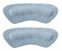 Pedag Stop Padded Leather Heel Grips, Gray, One Pair Pedag Stop Padded Leather Heel Grips, Gray, One Pair