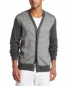 Calvin Klein Sportswear Men's Chambray Linen Front Sweater