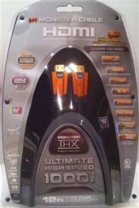Monster Cable - Thx 1000HDX 12 feet Ultimate High Speed HDMI 17.8 Gbps