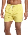 Brighten up your surf style with these swim trunks from Hugo Boss.