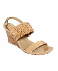 Wicked wicker. Kenneth Cole Reaction's Cedar Loft wedges make weekend casual seem oh-so-stylish. Wicked wicker. Kenneth Cole Reaction's Cedar Loft wedges make weekend casual seem oh-so-stylish.