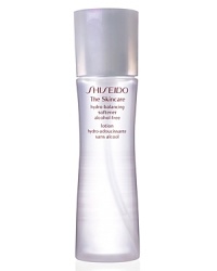 Shiseido The Skincare Hydro-Balancing Softener. A gentle, alcohol-free lotion that instantly softens and rehydrates the skin for enhanced suppleness. Replenishes moisture to keep the skin dewy soft. Provides a uniquely lightweight, refreshing sensation as it penetrates deeply and heightens the effectiveness of further skincare. Recommended for normal and combination skin. Use daily after cleansing. Shiseido The Skincare Hydro-Balancing Softener. A gentle, alcohol-free lotion that instantly softens and rehydrates the skin for enhanced suppleness. Replenishes moisture to keep the skin dewy soft. Provides a uniquely lightweight, refreshing sensation as it penetrates deeply and heightens the effectiveness of further skincare. Recommended for normal and combination skin. Use daily after cleansing.