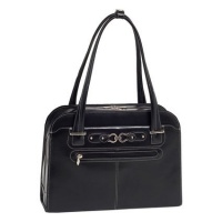 McKleinUSA OAK GROVE 96635 Black Leather Fly-Through Checkpoint-Friendly Ladies' Briefcase McKleinUSA OAK GROVE 96635 Black Leather Fly-Through Checkpoint-Friendly Ladies' Briefcase