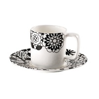 Bianco Nero is the exclusive tableware range from the internationally famous designer, Missoni. Featuring both dinnerware and tea items, it is both practical and stunningly beautiful. Bianco Nero is the exclusive tableware range from the internationally famous designer, Missoni. Featuring both dinnerware and tea items, it is both practical and stunningly beautiful.
