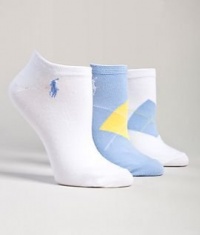 Polo Ralph Lauren Women's Argyle Cotton Low Cut - 3 Pack Polo Ralph Lauren Women's Argyle Cotton Low Cut - 3 Pack