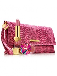Includes Pure Color Long Lasting Lipstick in Candy, Pure Color Gloss in Pink Innocence and a chic pink snake-print clutch. Best of all, the Evelyn Lauder Dream Collection helps raise awareness that early detection saves lives. For each purchase of the Evelyn Lauder Dream Lip Collection, Estée Lauder will donate 20% of the suggested retail price to The Breast Cancer Research Foundation from August 2012 - June 2013. 