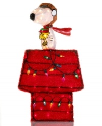 Snoopy raises the bar for Christmas decorations with the best-decked dog house on the block. A comical holiday scene, it's a head-turning sight on your front step or framed in a window. From Kurt Adler. Snoopy raises the bar for Christmas decorations with the best-decked dog house on the block. A comical holiday scene, it's a head-turning sight on your front step or framed in a window. From Kurt Adler.