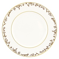 The luscious chocolate and gold motif of Golden Bough is a glamorous addition to the dinner table. Bold and alluring, each piece is graced with the delicate design of golden leaves. The very romantic twirl of the vine and leaves showcases Lenox artistry at its finest. The luscious chocolate and gold motif of Golden Bough is a glamorous addition to the dinner table. Bold and alluring, each piece is graced with the delicate design of golden leaves. The very romantic twirl of the vine and leaves showcases Lenox artistry at its finest.