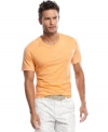Slim down your summer style with this t-shirt cut for your trim look from Calvin Klein.