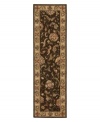 A graceful achievement in symmetry and style, this splendid area rug exemplifies the fine detail and precision handcraftsmanship of the Nourison 2000 collection. Featuring a myriad of delicate vinery and exquisite blossom medallions, this stylish piece lends warm color and perfection softness to any room in your home.