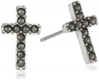 Judith Jack Mini Items Sterling Silver, Marcasite Cross Earrings Judith Jack Mini Items Sterling Silver, Marcasite Cross Earrings