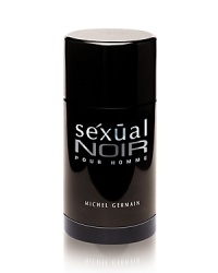 Mysterious. European. Sexy.Séxual Noir tempts and captivates with a European, daring, masculine charisma. This deodorant stick gives lasting protection in an alcohol-free base. Lightly scented with the same rich, sexy scent found in the fragrance, Séxual Noir gives masculine protection. Fragrance Type: Fougere WoodyTop: Italian Bergamot, Crisp Grapefruit CardamomMiddle: Wild Coriander, Intoxicating Lavender, Orange Blossom, Musk, HoneyHeart: Moss, Sweet Tobacco, Tonka Bean Mysterious. European. Sexy.Séxual Noir tempts and captivates with a European, daring, masculine charisma. This deodorant stick gives lasting protection in an alcohol-free base. Lightly scented with the same rich, sexy scent found in the fragrance, Séxual Noir gives masculine protection. Fragrance Type: Fougere WoodyTop: Italian Bergamot, Crisp Grapefruit CardamomMiddle: Wild Coriander, Intoxicating Lavender, Orange Blossom, Musk, HoneyHeart: Moss, Sweet Tobacco, Tonka Bean