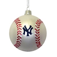 A holiday ornament perfect for the ultimate Yankees fan. A holiday ornament perfect for the ultimate Yankees fan.