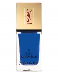 Indulge the impulse to color your nails. Flaunt color with pride. Composed of YSL's iconic shades such as blue majorelle and a palette of original colors, The La Laque Couture collection lets you dip your fingertips into the world of couture.