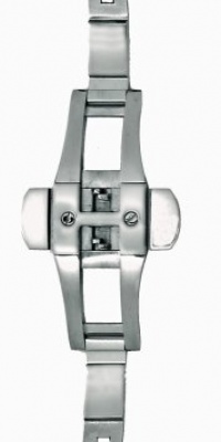 Hadley-Roma 16-mm Stainless Steel Push Button Deployment Clasp Hadley-Roma 16-mm Stainless Steel Push Button Deployment Clasp