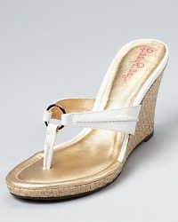Lilly Pulitzer Sandals - McKim High Wedge Thong Lilly Pulitzer Sandals - McKim High Wedge Thong