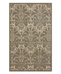 Enjoy the elegant appeal and fancy flourishes of classic silver damask updated with more modern lines. Liora Manne presents an area rug that delivers exceptional style for today's home, hand-tufted in India from 100% wool that feels heavenly plush underfoot. Enjoy the elegant appeal and fancy flourishes of classic silver damask updated with more modern lines. Liora Manne presents an area rug that delivers exceptional style for today's home, hand-tufted in India from 100% wool that feels heavenly plush underfoot.