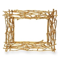 A triple-layer sculpture of twigs in this 4x6 frame creates dimension like no other frame. Makes a great presentation of your favorite photo. Collect different sizes to display a variety of pictures. A triple-layer sculpture of twigs in this 4x6 frame creates dimension like no other frame. Makes a great presentation of your favorite photo. Collect different sizes to display a variety of pictures.