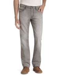 Break free from the blues with this dusty pair of slim straight legs from Levi's. Break free from the blues with this dusty pair of slim straight legs from Levi's.