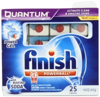 Finish Quantum Dishwasher Detergent with Baking Soda, 25 Count Finish Quantum Dishwasher Detergent with Baking Soda, 25 Count