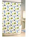 Kassatex SCB-115-DP-W Bambini Shower Curtain, Dino Park