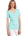 Hue Women's Solid Ss V-neck Sleep Tee