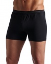 Calvin Klein Men's Underwear BXR Matrix Knit Slim Fit Boxer, Black, Medium