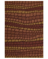 At once rustic and chic, Nourison's Brick Fantasy rug is a stepping stone to great contemporary style in any home. Hand-hooked of high-density fibers, the rug features a cobblestone-inspired pattern in tonal brick shades, lending an earthy, elemental feel to any space. At once rustic and chic, Nourison's Brick Fantasy rug is a stepping stone to great contemporary style in any home. Hand-hooked of high-density fibers, the rug features a cobblestone-inspired pattern in tonal brick shades, lending an earthy, elemental feel to any space.