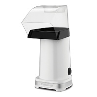 Make movie night extra fun (and healthy) with the EasyPop popcorn maker. Makes 15 cups of popcorn in under 3 minutes, no oil required. The butter warmer tray and popping shoot are removable and dishwasher safe for easy cleanup. Make movie night extra fun (and healthy) with the EasyPop popcorn maker. Makes 15 cups of popcorn in under 3 minutes, no oil required. The butter warmer tray and popping shoot are removable and dishwasher safe for easy cleanup.