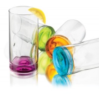 Libbey Impressions Colors Cooler Glass Set, 4-Piece Libbey Impressions Colors Cooler Glass Set, 4-Piece