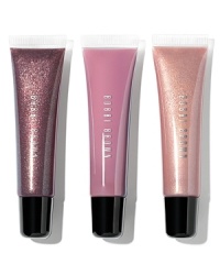 Everything's better in threes. Destined to make the lip gloss lovers on your list swoon, this trio of easy-to-use tubes features a shade from each formula: Glitter Lip Gloss in Grape, Shimmer Lip Gloss in Pink Mist and Pink Violet Lip Gloss (for just a hint of pretty color). Everything's better in threes. Destined to make the lip gloss lovers on your list swoon, this trio of easy-to-use tubes features a shade from each formula: Glitter Lip Gloss in Grape, Shimmer Lip Gloss in Pink Mist and Pink Violet Lip Gloss (for just a hint of pretty color).