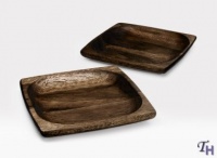Noritake Kona Wood 7-3/4-Inch Square Plate Noritake Kona Wood 7-3/4-Inch Square Plate