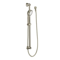 Moen 3867BN Four Function Massaging Handshower with Slide Bar, Brushed Nickel Moen 3867BN Four Function Massaging Handshower with Slide Bar, Brushed Nickel