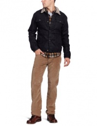 7 For All Mankind Men's Shearling Denim Jacket