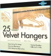 Closet Complete Ultra Thin No Slip Velvet Suit Hangers, Camel, Set of 25