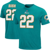 NFL Mens Miami Dolphins Reggie Bush The Eligible Receiver Aqua Short Sleeve Basic Crew Neck Tee (Aqua, XX-Large) NFL Mens Miami Dolphins Reggie Bush The Eligible Receiver Aqua Short Sleeve Basic Crew Neck Tee (Aqua, XX-Large)