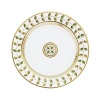 Inspired by designs from the Empire period, Constance is composed of a fresh composition that renders it a timeless classic. Elegantly outlined in gold, acorns and oak leaves, symbolizing strength and longevity, accent its delicate watercolor palette of greens.