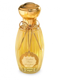 A warm, heady, intriguing feminine scent that blends seductive gardenias with the freshness of a garden after a spring shower. The signature glass bottle with gold top comes in a satin pouch. 