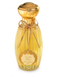A warm, heady, intriguing feminine scent that blends seductive gardenias with the freshness of a garden after a spring shower. The signature glass bottle with gold top comes in a satin pouch. A warm, heady, intriguing feminine scent that blends seductive gardenias with the freshness of a garden after a spring shower. The signature glass bottle with gold top comes in a satin pouch.