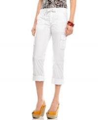 Make INC's petite cropped cargo pants your summer go-to! Pair them with adorable wedges and your favorite top for a complete warm-weather look. Make INC's petite cropped cargo pants your summer go-to! Pair them with adorable wedges and your favorite top for a complete warm-weather look.